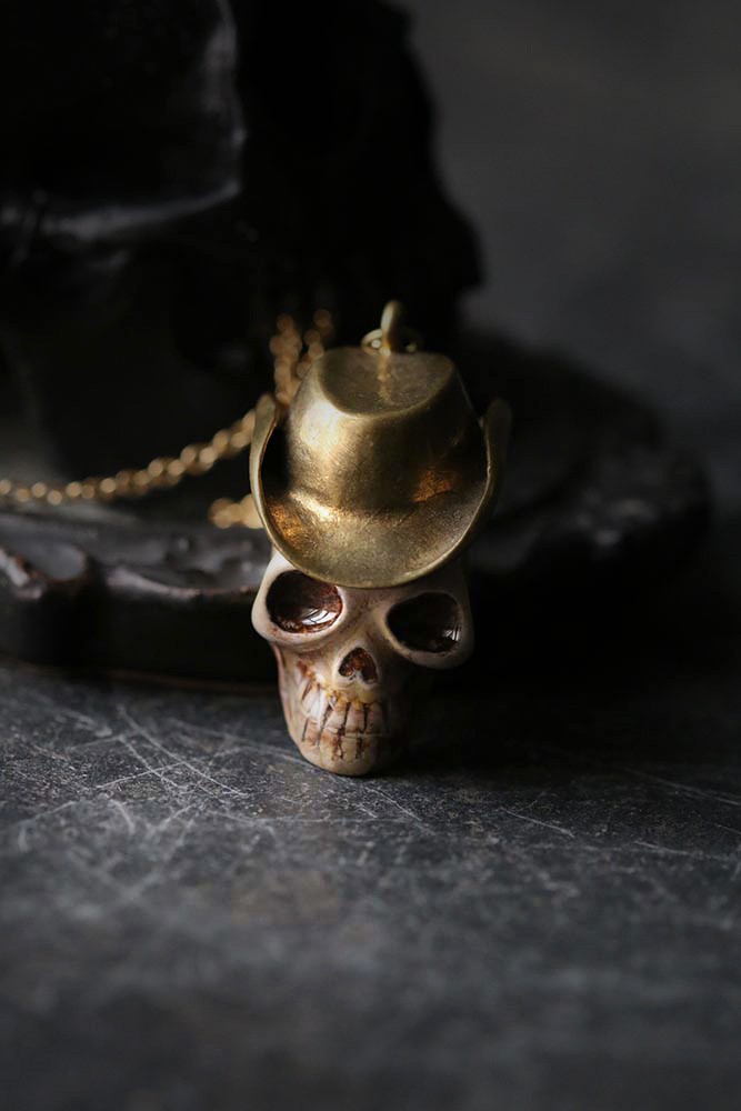 Defy-Painted-Necklace-Skull-Cowboy4