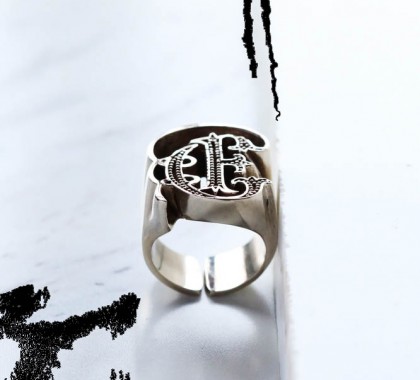 defy-letter-rings-silverplated-g4