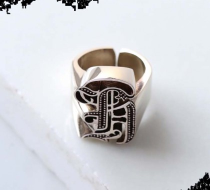 defy-letter-rings-silverplated-h1