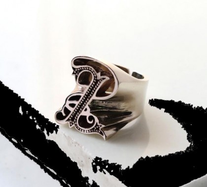 defy-letter-rings-silverplated-z5